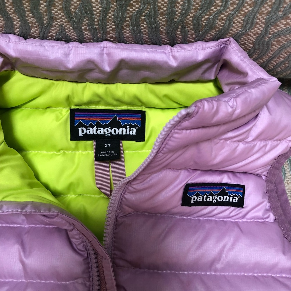 Patagonia down sweater vest 3T